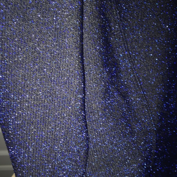 H&M dark blue sparkly long sleeve top - Picture 2 of 2